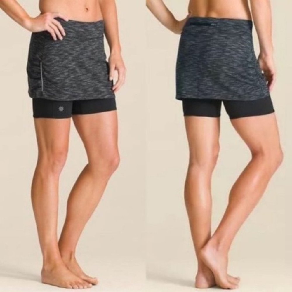 Athleta Space Dye Ruched Athletic Skort Size M